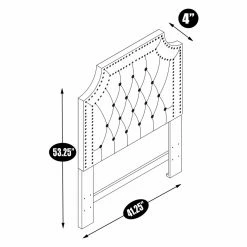 Brand new ๐คฉ Upholstered Headboards Chic Home Leda Velvet Upholstered Headboard ๐ 12 Brand new ๐คฉ Upholstered Headboards Chic Home Leda Velvet Upholstered Headboard ๐ -Deals Headboards Store detail2CHIH811