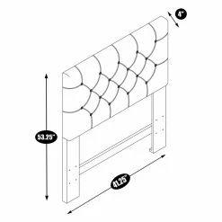 Coupon 🔔 Upholstered Headboards Chic Home Emer Velvet Upholstered Headboard 🤩 -Deals Headboards Store detail2CHIH814