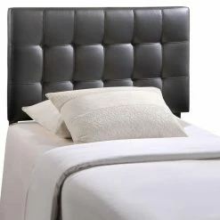Flash Sale 👍 Faux Leather Headboards Modway Lily Upholstered Tufted Headboard ✔️ -Deals Headboards Store detail2EEI730