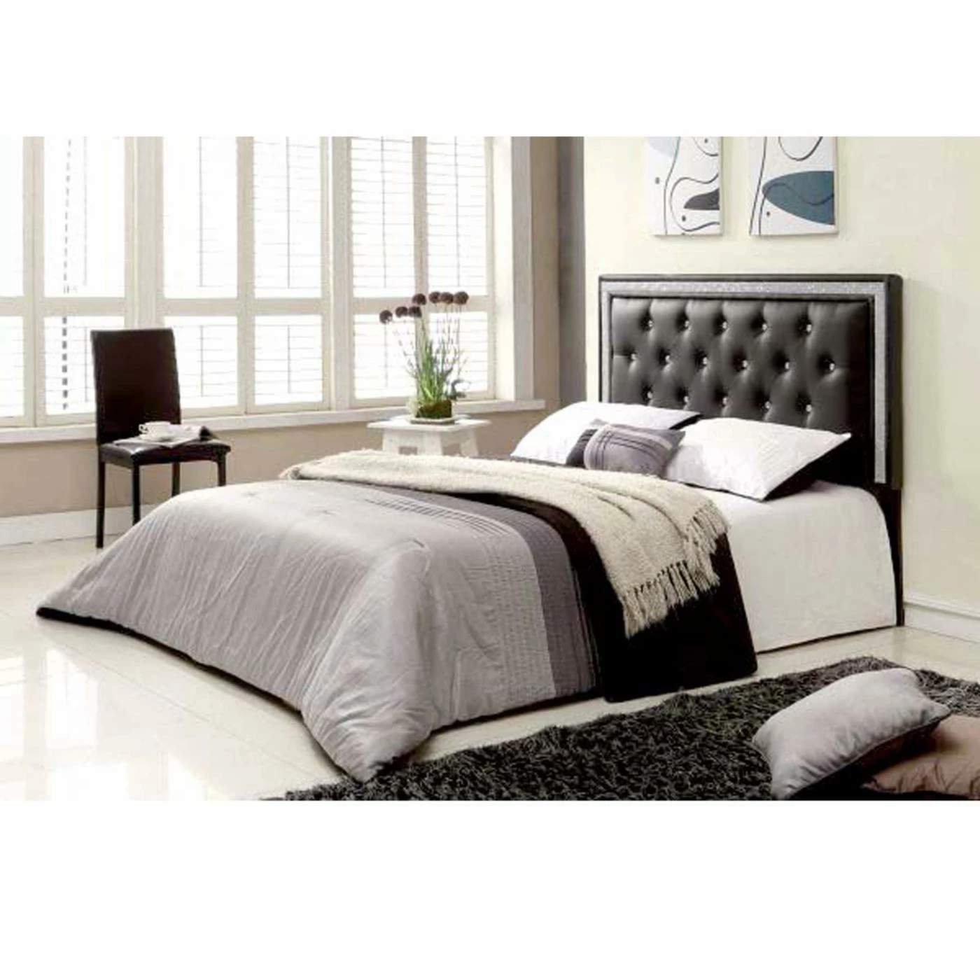 Coupon π Faux Leather Headboards Best Master Furniture Tufted Vinyl Upholstered Headboard π 6 Coupon π Faux Leather Headboards Best Master Furniture Tufted Vinyl Upholstered Headboard π - Image 4
