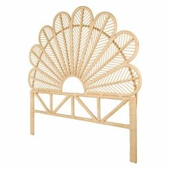 Flash Sale 🎉 Wicker Headboards KOUBOO Rattan Petal Headboard 👏 -Deals Headboards Store detail2KOUB269