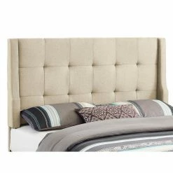 Outlet 💯 Upholstered Headboards Linon Luxe Upholstered Headboard ✔️ -Deals Headboards Store detail2LHD1484