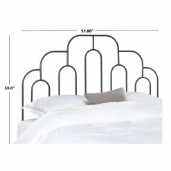 Best Sale 💯 Metal Headboards Safavieh Paloma Retro Headboard 🥰 -Deals Headboards Store detail2SAV10541