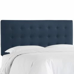 Promo ✨ Skyline Furniture Upholstered Headboards Skyline Button Tufted Linen Upholstered Headboard 🌟 -Deals Headboards Store detail2SKY1482