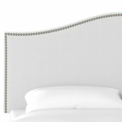 Best reviews of 🎁 Upholstered Headboards Skyline Furniture Twill Arched Nailhead Upholstered Headboard 👏 -Deals Headboards Store detail2SKY2079