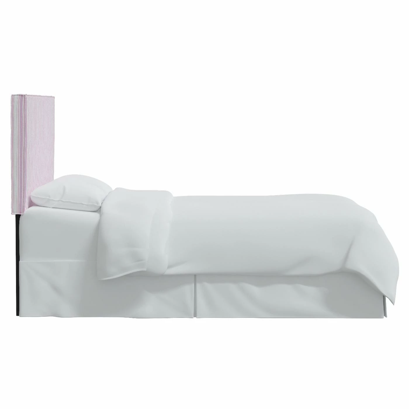 Discount ❤️ Upholstered Headboards Rachel Ashwell Crafted By Cloth & Company French Seam Slipcover Headboard - Twin - Brolly Stripe Pink 🥰 5 Discount ❤️ Upholstered Headboards Rachel Ashwell Crafted By Cloth & Company French Seam Slipcover Headboard - Twin - Brolly Stripe Pink 🥰 - Image 3