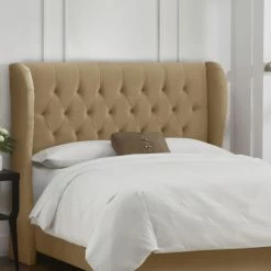 Best Sale π€© Skyline Furniture Upholstered Headboards Tufted Wingback Velvet Upholstered Headboard π 11 Best Sale π€© Skyline Furniture Upholstered Headboards Tufted Wingback Velvet Upholstered Headboard π -Deals Headboards Store detail2SKY798