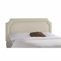 Discount 🧨 Skyline Furniture Upholstered Headboards Notched Upholstered Headboard 🥰 -Deals Headboards Store detail2SKY862