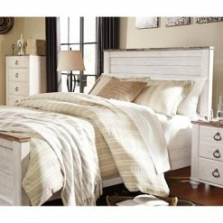 Best reviews of ⌛ Wood Headboards Signature Design By Ashley Willowton Slat Panel Headboard 🎁 -Deals Headboards Store detail3ASHY2295