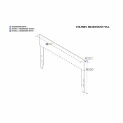 Buy π₯° Wood Headboards AFI Furnishings Orlando Headboard π 17 Buy π₯° Wood Headboards AFI Furnishings Orlando Headboard π -Deals Headboards Store detail3ATF780