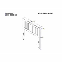 Cheapest ⭐ Wood Headboards Atlantic Furniture Tahoe Slat Headboard 🛒 -Deals Headboards Store detail3ATF927