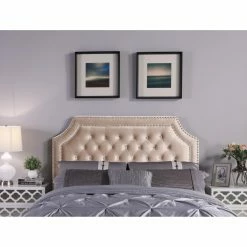 Brand new ๐คฉ Upholstered Headboards Chic Home Leda Velvet Upholstered Headboard ๐ 14 Brand new ๐คฉ Upholstered Headboards Chic Home Leda Velvet Upholstered Headboard ๐ -Deals Headboards Store detail3CHIH811