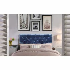 Coupon 🔔 Upholstered Headboards Chic Home Emer Velvet Upholstered Headboard 🤩 -Deals Headboards Store detail3CHIH814