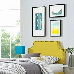 Brand new 🎉 Upholstered Headboards Modway Laura Upholstered Headboard ✔️ -Deals Headboards Store detail3EEI1438