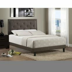 Buy 👍 Hillsdale Furniture Upholstered Headboards Hillsdale Becker Upholstered Panel Bed 💯 -Deals Headboards Store detail3HL4215
