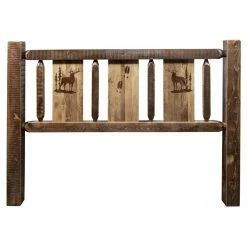 Top 10 😉 Wood Headboards Montana Woodworks Homestead Collection Headboard With Laser Engraved Design 😀 -Deals Headboards Store detail3MONT377