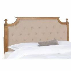 Coupon 🔥 Upholstered Headboards Safavieh Rustic Tufted Upholstered Headboard 🎉 -Deals Headboards Store detail3SAV5298