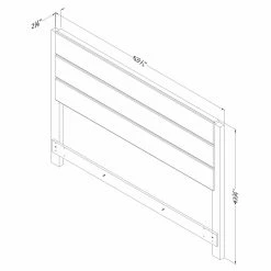 Best Pirce 🔥 Wood Headboards South Shore Munich Headboard 🌟 -Deals Headboards Store detail3SSI1565