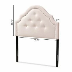 Deals ❤️ Upholstered Headboards Baxton Studio Cora Velvet Tufted Upholstered Headboard 🔔 -Deals Headboards Store detail3WSI4497