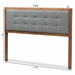 Wholesale 🛒 Wood Headboards HN Home Henry Mid-Century Modern Upholstered Wood Headboard 👏 -Deals Headboards Store detail3WSI4585