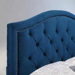 Outlet 👏 Upholstered Headboards Abbyson Sherwood Tufted Velvet Headboard 🔔 -Deals Headboards Store detail4ABBY1570