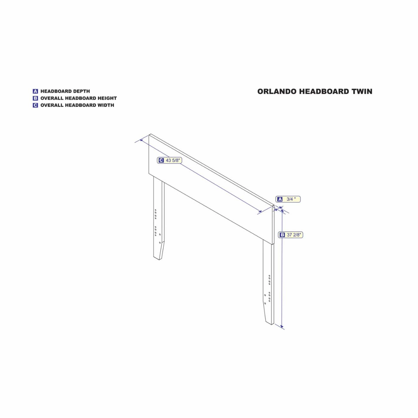 Buy π₯° Wood Headboards AFI Furnishings Orlando Headboard π 9 Buy π₯° Wood Headboards AFI Furnishings Orlando Headboard π - Image 7
