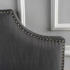 Outlet 🤩 Best Selling Home Upholstered Headboards Nora Upholstered Headboard With Nailhead Trim 😀 -Deals Headboards Store detail4BSHD3228