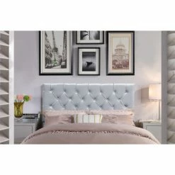 Coupon 🔔 Upholstered Headboards Chic Home Emer Velvet Upholstered Headboard 🤩 -Deals Headboards Store detail4CHIH814