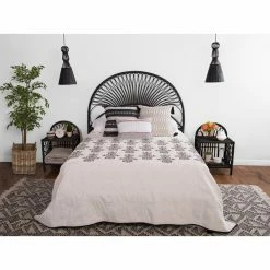 Wholesale ⌛ Wicker Headboards KOUBOO Rattan Loop Headboard 😉 -Deals Headboards Store detail4KOUB112