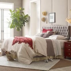 Outlet 🧨 Upholstered Headboards Elle Decor Tufted Upholstered Headboard 😍 -Deals Headboards Store detail4MILL137