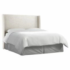 Budget ⭐ Skyline Furniture Upholstered Headboards Skyline Zuma Wingback Upholstered Headboard 🛒 -Deals Headboards Store detail4SKY1600