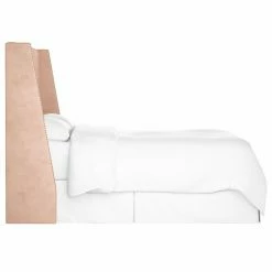 New 🔥 Upholstered Headboards Skyline Furniture Velvet Button Tufted Nailhead Wingback Upholstered Headboard 😍 -Deals Headboards Store detail4SKY2082