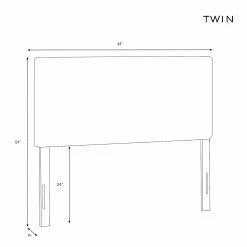 Brand new 👏 Upholstered Headboards Rachel Ashwell Crafted By Cloth & Company Slipcover Headboard With Ties - Twin - Dancing Dahlia Emerald ⭐ -Deals Headboards Store detail4SKY2429