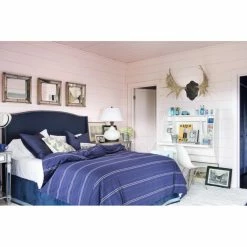 Flash Sale ⭐ Skyline Furniture Upholstered Headboards Nail Button Arched Wingback Linen Upholstered Headboard ⌛ -Deals Headboards Store detail4SKY800