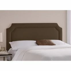 Discount 🧨 Skyline Furniture Upholstered Headboards Notched Upholstered Headboard 🥰 -Deals Headboards Store detail4SKY862
