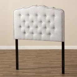 Best Sale 🧨 Upholstered Headboards Baxton Studio Lucy Upholstered Headboard 👏 -Deals Headboards Store detail4WSI3198