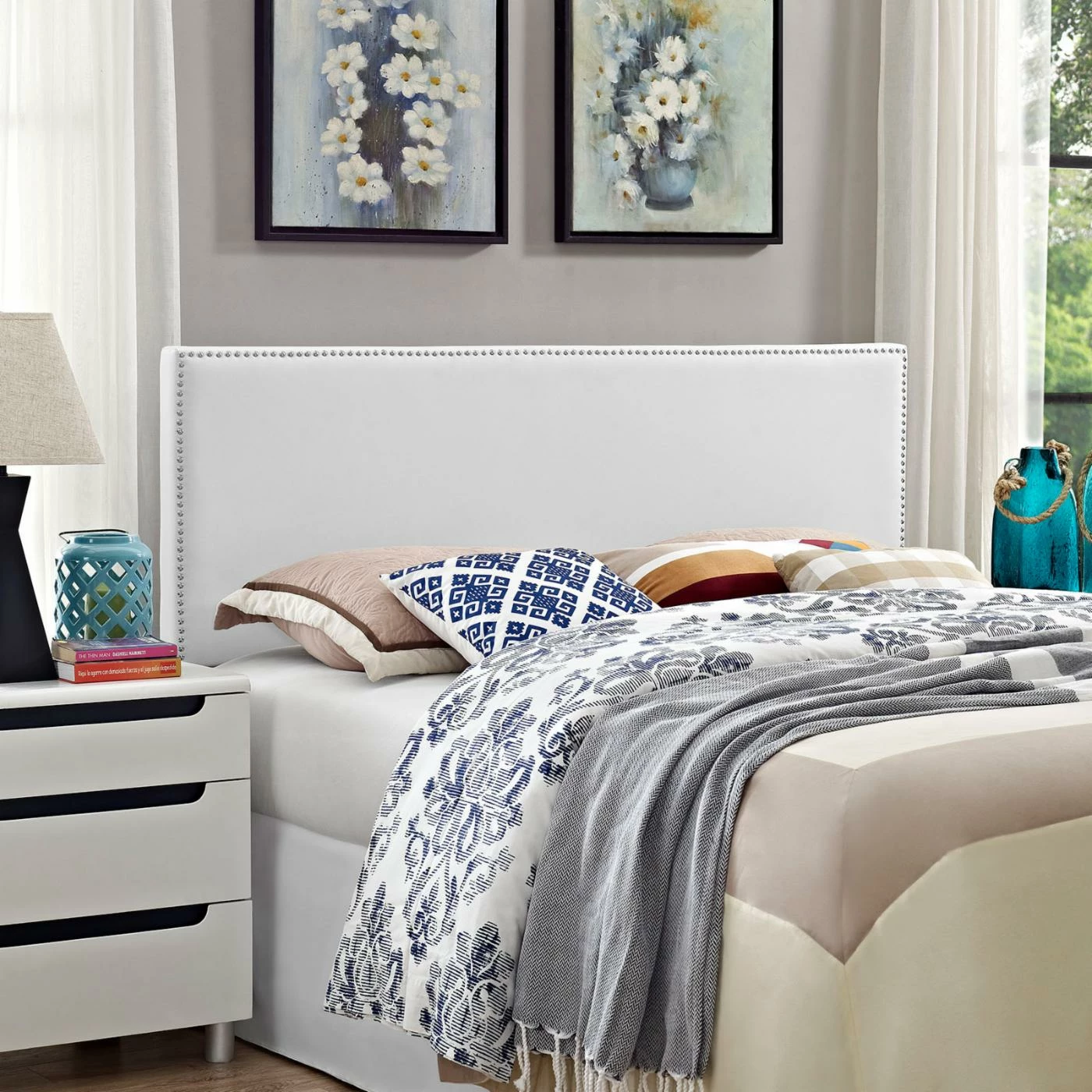 Deals π Faux Leather Headboards Modway Phoebe Faux Leather Upholstered Headboard π₯ 10 Deals π Faux Leather Headboards Modway Phoebe Faux Leather Upholstered Headboard π₯ - Image 8