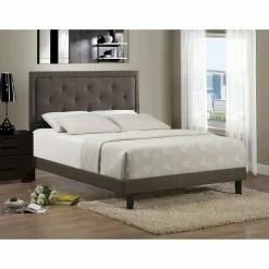 Buy 👍 Hillsdale Furniture Upholstered Headboards Hillsdale Becker Upholstered Panel Bed 💯 -Deals Headboards Store detail5HL4215