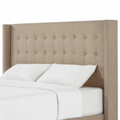 Discount 😍 Upholstered Headboards Weston Home Atchison Wingback Headboard 🧨 -Deals Headboards Store detail5HME3681