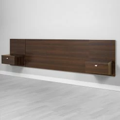 Cheap 🤩 Wood Headboards Prepac Series 9 Designer Floating Headboard With Nightstands ❤️ -Deals Headboards Store detail5PRM311