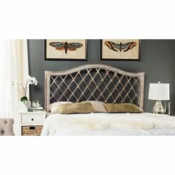 Coupon 🔔 Wicker Headboards HN Home Cropston Coastal Rattan Headboard 🔥 -Deals Headboards Store detail5SAV4734