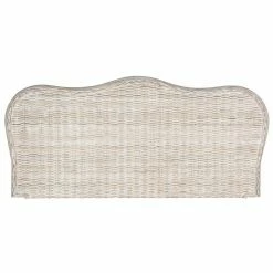 Coupon ❤️ Wicker Headboards Safavieh Imelda Rattan Camelback Headboard ⌛ -Deals Headboards Store detail5SAV6672