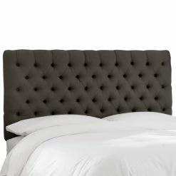 Best reviews of 😉 Skyline Furniture Upholstered Headboards Skyline Diamond Tufted Linen Upholstered Headboard 😉 -Deals Headboards Store detail5SKY1731