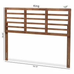 Best deal 🎉 Wood Headboards Baxton Studio Salome Wood Open Slat Headboard 😉 -Deals Headboards Store detail5WSI4586