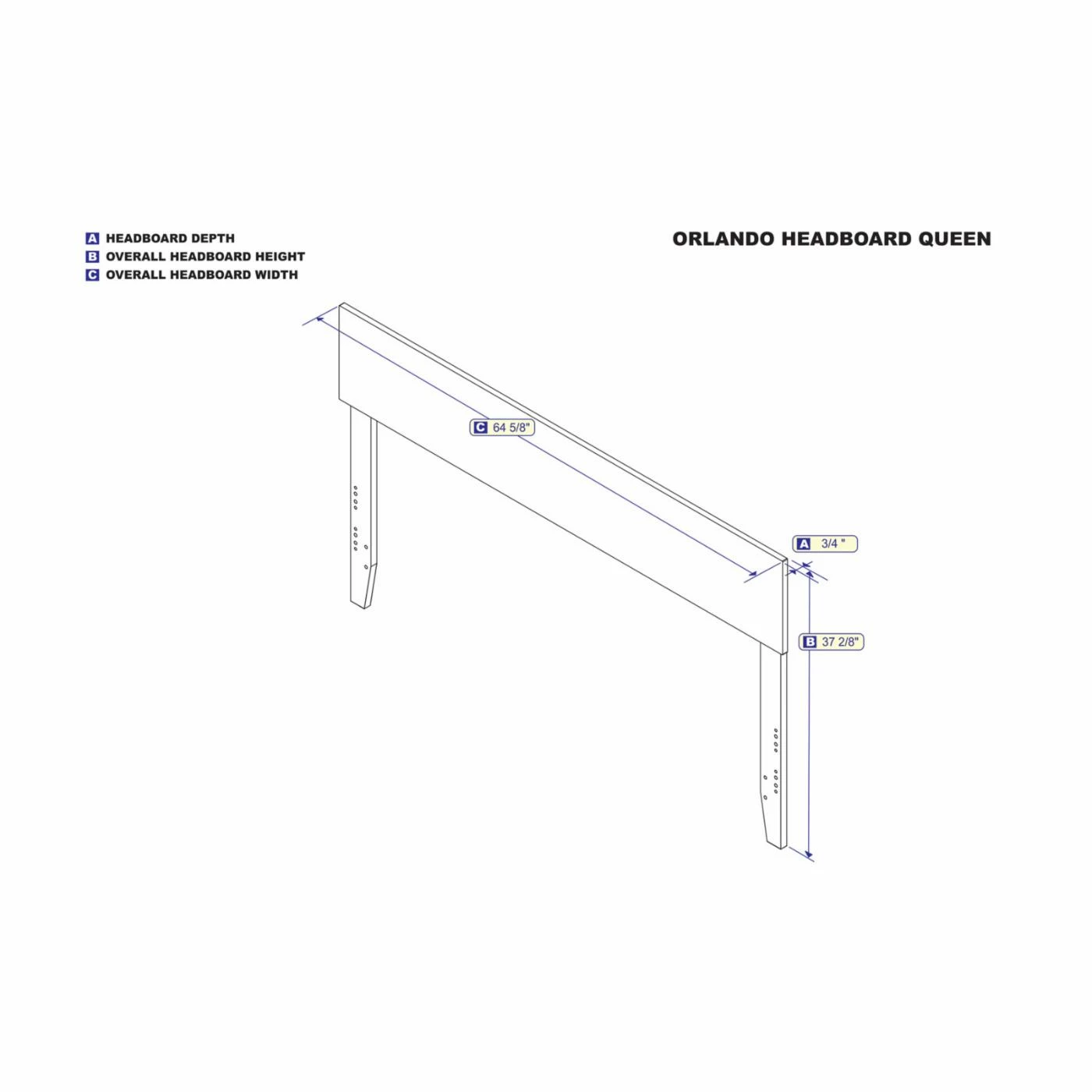 Buy π₯° Wood Headboards AFI Furnishings Orlando Headboard π 11 Buy π₯° Wood Headboards AFI Furnishings Orlando Headboard π - Image 9