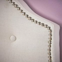 Flash Sale 👏 Upholstered Headboards HN Home Norman Transitional Nail Head Upholstered Headboard 😍 -Deals Headboards Store detail6BSHD2293