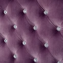 Outlet 🧨 Upholstered Headboards Furniture Of America Elizine Contemporary LED Tufted Camelback Fabric Headboard 🔔 -Deals Headboards Store detail6ENLB3186