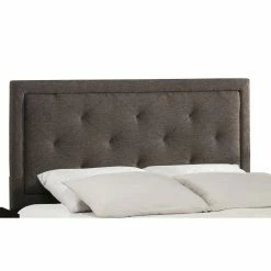 Buy 👍 Hillsdale Furniture Upholstered Headboards Hillsdale Becker Upholstered Panel Bed 💯 -Deals Headboards Store detail6HL4215