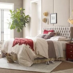 Outlet 🧨 Upholstered Headboards Elle Decor Tufted Upholstered Headboard 😍 -Deals Headboards Store detail6MILL137
