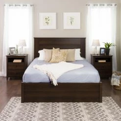 Promo 🔔 Wood Headboards Prepac Flat Panel Headboard ✨ -Deals Headboards Store detail6PRM413